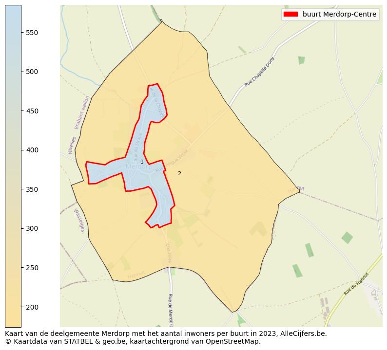 Aantal inwoners op de kaart van de buurt Merdorp-Centre: Op deze pagina vind je veel informatie over inwoners (zoals de verdeling naar leeftijdsgroepen, gezinssamenstelling, geslacht, autochtoon of Belgisch met een immigratie achtergrond,...), woningen (aantallen, types, prijs ontwikkeling, gebruik, type eigendom,...) en méér (autobezit, energieverbruik,...)  op basis van open data van STATBEL en diverse andere bronnen!