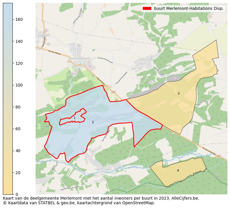 Aantal inwoners op de kaart van de buurt Merlemont-Habitations Disp.: Op deze pagina vind je veel informatie over inwoners (zoals de verdeling naar leeftijdsgroepen, gezinssamenstelling, geslacht, autochtoon of Belgisch met een immigratie achtergrond,...), woningen (aantallen, types, prijs ontwikkeling, gebruik, type eigendom,...) en méér (autobezit, energieverbruik,...)  op basis van open data van STATBEL en diverse andere bronnen!