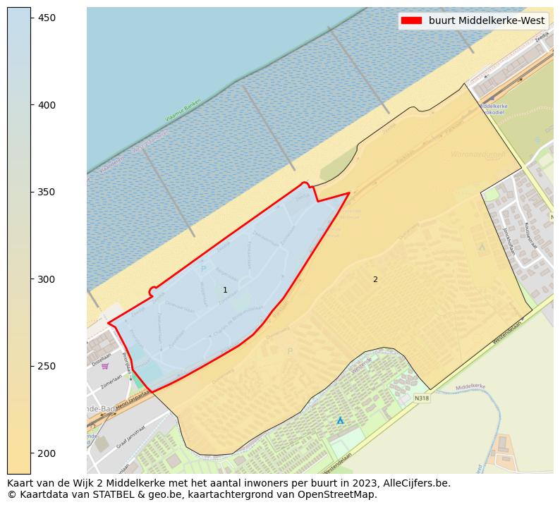 Aantal inwoners op de kaart van de buurt Middelkerke-West: Op deze pagina vind je veel informatie over inwoners (zoals de verdeling naar leeftijdsgroepen, gezinssamenstelling, geslacht, autochtoon of Belgisch met een immigratie achtergrond,...), woningen (aantallen, types, prijs ontwikkeling, gebruik, type eigendom,...) en méér (autobezit, energieverbruik,...)  op basis van open data van STATBEL en diverse andere bronnen!