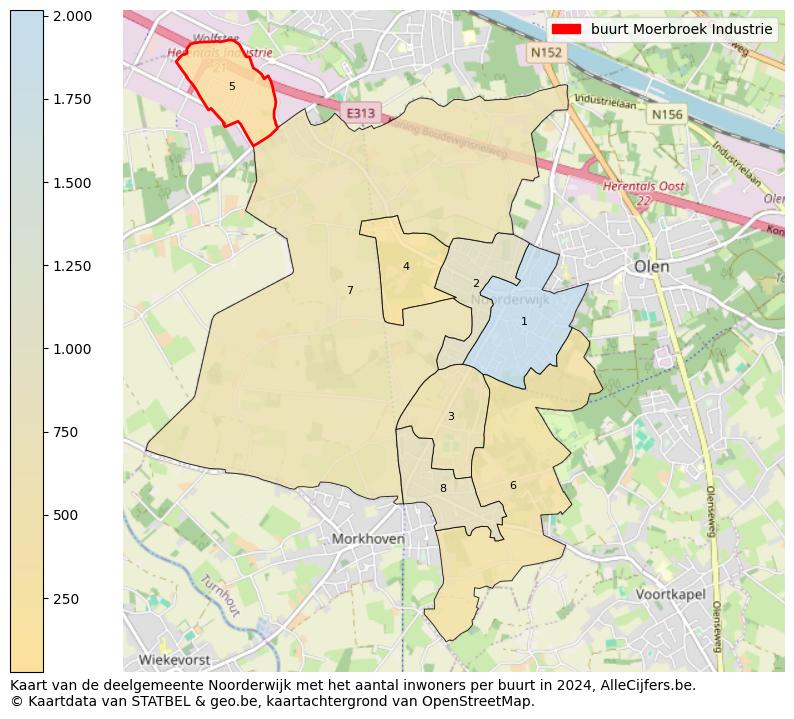 Aantal inwoners op de kaart van de buurt Moerbroek Industrie: Op deze pagina vind je veel informatie over inwoners (zoals de verdeling naar leeftijdsgroepen, gezinssamenstelling, geslacht, autochtoon of Belgisch met een immigratie achtergrond,...), woningen (aantallen, types, prijs ontwikkeling, gebruik, type eigendom,...) en méér (autobezit, energieverbruik,...)  op basis van open data van STATBEL en diverse andere bronnen!