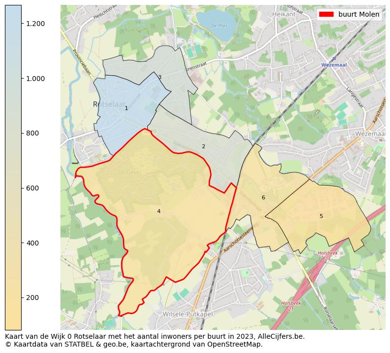 Aantal inwoners op de kaart van de buurt Molen: Op deze pagina vind je veel informatie over inwoners (zoals de verdeling naar leeftijdsgroepen, gezinssamenstelling, geslacht, autochtoon of Belgisch met een immigratie achtergrond,...), woningen (aantallen, types, prijs ontwikkeling, gebruik, type eigendom,...) en méér (autobezit, energieverbruik,...)  op basis van open data van STATBEL en diverse andere bronnen!