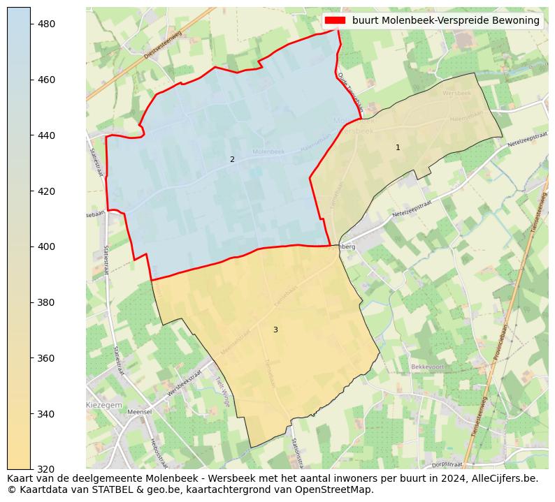 Aantal inwoners op de kaart van de buurt Molenbeek-Verspreide Bewoning: Op deze pagina vind je veel informatie over inwoners (zoals de verdeling naar leeftijdsgroepen, gezinssamenstelling, geslacht, autochtoon of Belgisch met een immigratie achtergrond,...), woningen (aantallen, types, prijs ontwikkeling, gebruik, type eigendom,...) en méér (autobezit, energieverbruik,...)  op basis van open data van STATBEL en diverse andere bronnen!