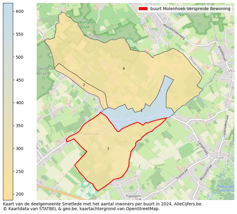 Aantal inwoners op de kaart van de buurt Molenhoek-Verspreide Bewoning: Op deze pagina vind je veel informatie over inwoners (zoals de verdeling naar leeftijdsgroepen, gezinssamenstelling, geslacht, autochtoon of Belgisch met een immigratie achtergrond,...), woningen (aantallen, types, prijs ontwikkeling, gebruik, type eigendom,...) en méér (autobezit, energieverbruik,...)  op basis van open data van STATBEL en diverse andere bronnen!