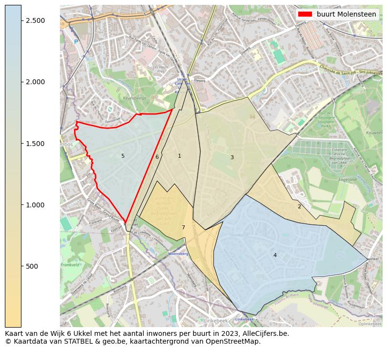 Aantal inwoners op de kaart van de buurt Molensteen: Op deze pagina vind je veel informatie over inwoners (zoals de verdeling naar leeftijdsgroepen, gezinssamenstelling, geslacht, autochtoon of Belgisch met een immigratie achtergrond,...), woningen (aantallen, types, prijs ontwikkeling, gebruik, type eigendom,...) en méér (autobezit, energieverbruik,...)  op basis van open data van STATBEL en diverse andere bronnen!