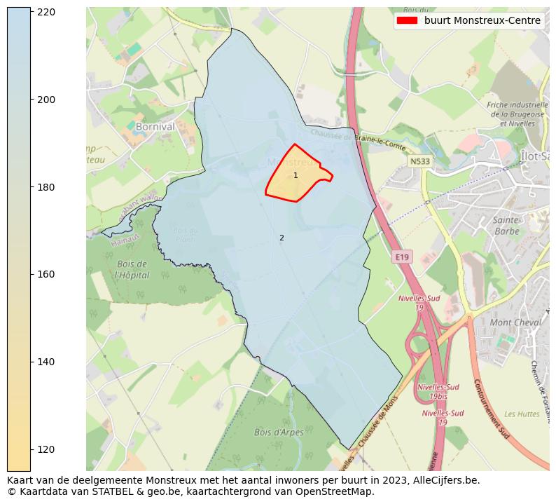 Aantal inwoners op de kaart van de buurt Monstreux-Centre: Op deze pagina vind je veel informatie over inwoners (zoals de verdeling naar leeftijdsgroepen, gezinssamenstelling, geslacht, autochtoon of Belgisch met een immigratie achtergrond,...), woningen (aantallen, types, prijs ontwikkeling, gebruik, type eigendom,...) en méér (autobezit, energieverbruik,...)  op basis van open data van STATBEL en diverse andere bronnen!