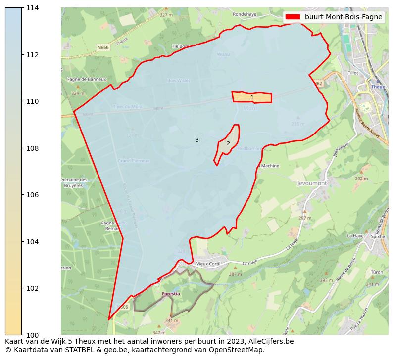 Aantal inwoners op de kaart van de buurt Mont-Bois-Fagne: Op deze pagina vind je veel informatie over inwoners (zoals de verdeling naar leeftijdsgroepen, gezinssamenstelling, geslacht, autochtoon of Belgisch met een immigratie achtergrond,...), woningen (aantallen, types, prijs ontwikkeling, gebruik, type eigendom,...) en méér (autobezit, energieverbruik,...)  op basis van open data van STATBEL en diverse andere bronnen!