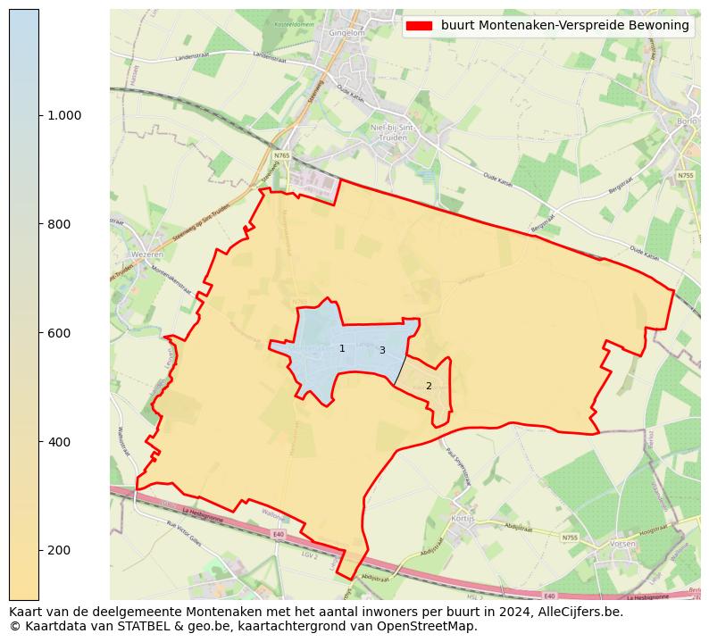 Aantal inwoners op de kaart van de buurt Montenaken-Verspreide Bewoning: Op deze pagina vind je veel informatie over inwoners (zoals de verdeling naar leeftijdsgroepen, gezinssamenstelling, geslacht, autochtoon of Belgisch met een immigratie achtergrond,...), woningen (aantallen, types, prijs ontwikkeling, gebruik, type eigendom,...) en méér (autobezit, energieverbruik,...)  op basis van open data van STATBEL en diverse andere bronnen!