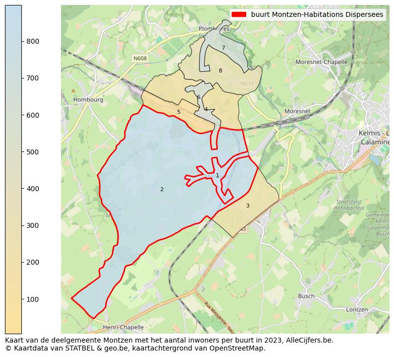 Aantal inwoners op de kaart van de buurt Montzen-Habitations Dispersees: Op deze pagina vind je veel informatie over inwoners (zoals de verdeling naar leeftijdsgroepen, gezinssamenstelling, geslacht, autochtoon of Belgisch met een immigratie achtergrond,...), woningen (aantallen, types, prijs ontwikkeling, gebruik, type eigendom,...) en méér (autobezit, energieverbruik,...)  op basis van open data van STATBEL en diverse andere bronnen!