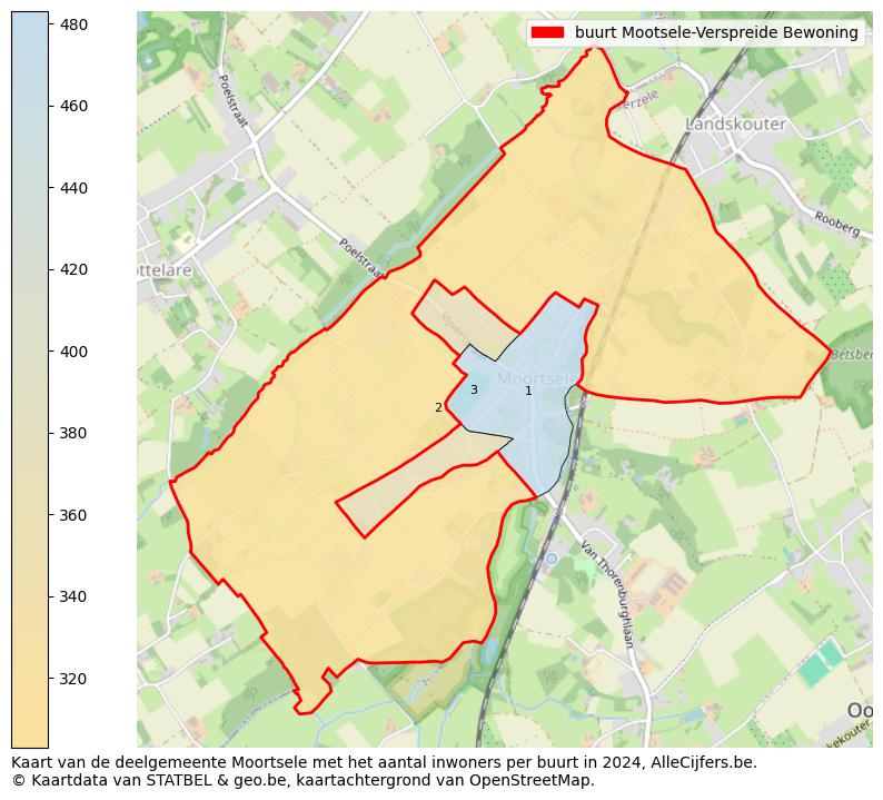 Aantal inwoners op de kaart van de buurt Mootsele-Verspreide Bewoning: Op deze pagina vind je veel informatie over inwoners (zoals de verdeling naar leeftijdsgroepen, gezinssamenstelling, geslacht, autochtoon of Belgisch met een immigratie achtergrond,...), woningen (aantallen, types, prijs ontwikkeling, gebruik, type eigendom,...) en méér (autobezit, energieverbruik,...)  op basis van open data van STATBEL en diverse andere bronnen!