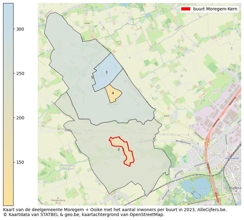 Aantal inwoners op de kaart van de buurt Moregem-Kern: Op deze pagina vind je veel informatie over inwoners (zoals de verdeling naar leeftijdsgroepen, gezinssamenstelling, geslacht, autochtoon of Belgisch met een immigratie achtergrond,...), woningen (aantallen, types, prijs ontwikkeling, gebruik, type eigendom,...) en méér (autobezit, energieverbruik,...)  op basis van open data van STATBEL en diverse andere bronnen!