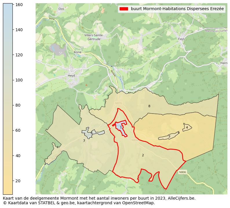 Aantal inwoners op de kaart van de buurt Mormont-Habitations Dispersees: Op deze pagina vind je veel informatie over inwoners (zoals de verdeling naar leeftijdsgroepen, gezinssamenstelling, geslacht, autochtoon of Belgisch met een immigratie achtergrond,...), woningen (aantallen, types, prijs ontwikkeling, gebruik, type eigendom,...) en méér (autobezit, energieverbruik,...)  op basis van open data van STATBEL en diverse andere bronnen!