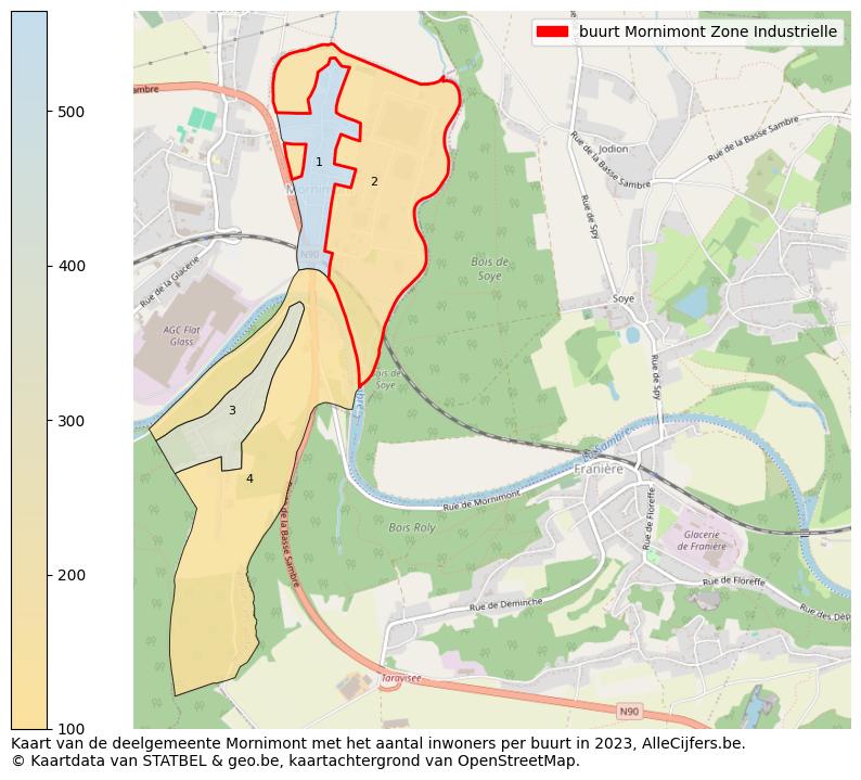 Aantal inwoners op de kaart van de buurt Mornimont Zone Industrielle: Op deze pagina vind je veel informatie over inwoners (zoals de verdeling naar leeftijdsgroepen, gezinssamenstelling, geslacht, autochtoon of Belgisch met een immigratie achtergrond,...), woningen (aantallen, types, prijs ontwikkeling, gebruik, type eigendom,...) en méér (autobezit, energieverbruik,...)  op basis van open data van STATBEL en diverse andere bronnen!