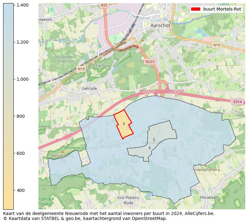 Aantal inwoners op de kaart van de buurt Mortels-Rot: Op deze pagina vind je veel informatie over inwoners (zoals de verdeling naar leeftijdsgroepen, gezinssamenstelling, geslacht, autochtoon of Belgisch met een immigratie achtergrond,...), woningen (aantallen, types, prijs ontwikkeling, gebruik, type eigendom,...) en méér (autobezit, energieverbruik,...)  op basis van open data van STATBEL en diverse andere bronnen!