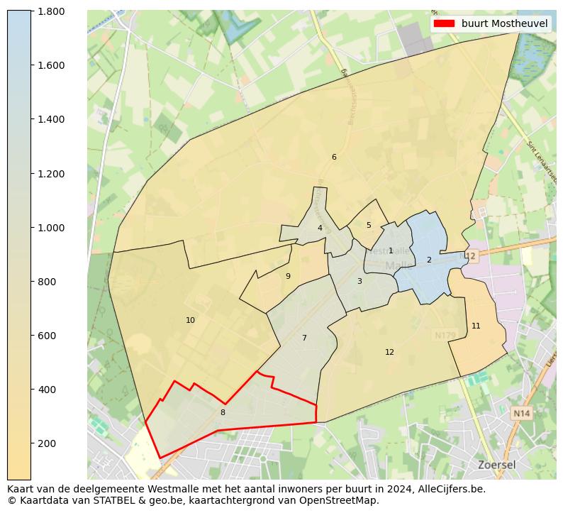 Aantal inwoners op de kaart van de buurt Mostheuvel: Op deze pagina vind je veel informatie over inwoners (zoals de verdeling naar leeftijdsgroepen, gezinssamenstelling, geslacht, autochtoon of Belgisch met een immigratie achtergrond,...), woningen (aantallen, types, prijs ontwikkeling, gebruik, type eigendom,...) en méér (autobezit, energieverbruik,...)  op basis van open data van STATBEL en diverse andere bronnen!