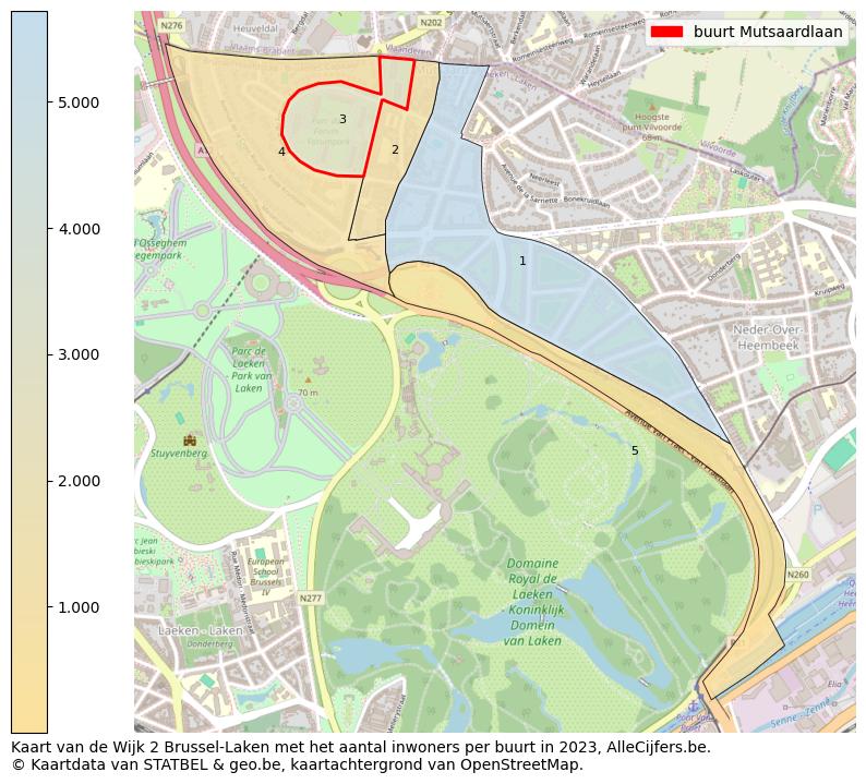 Aantal inwoners op de kaart van de buurt Mutsaardlaan: Op deze pagina vind je veel informatie over inwoners (zoals de verdeling naar leeftijdsgroepen, gezinssamenstelling, geslacht, autochtoon of Belgisch met een immigratie achtergrond,...), woningen (aantallen, types, prijs ontwikkeling, gebruik, type eigendom,...) en méér (autobezit, energieverbruik,...)  op basis van open data van STATBEL en diverse andere bronnen!