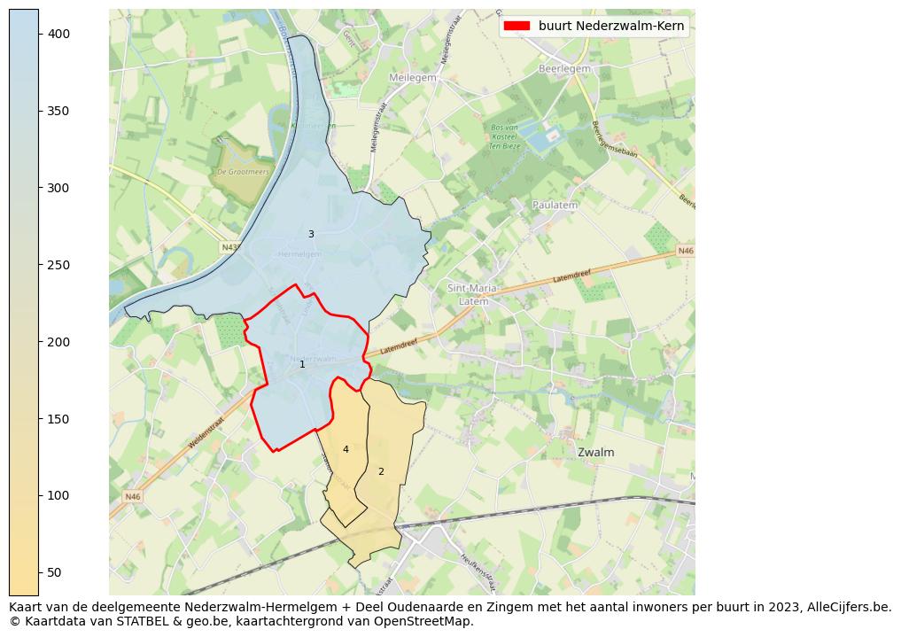 Aantal inwoners op de kaart van de buurt Nederzwalm-Kern: Op deze pagina vind je veel informatie over inwoners (zoals de verdeling naar leeftijdsgroepen, gezinssamenstelling, geslacht, autochtoon of Belgisch met een immigratie achtergrond,...), woningen (aantallen, types, prijs ontwikkeling, gebruik, type eigendom,...) en méér (autobezit, energieverbruik,...)  op basis van open data van STATBEL en diverse andere bronnen!