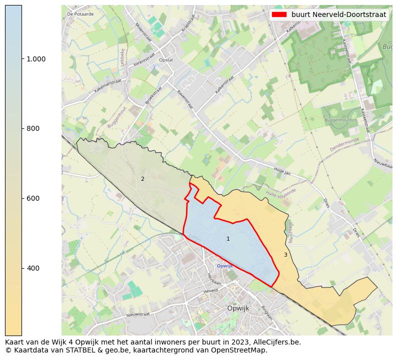 Aantal inwoners op de kaart van de buurt Neerveld-Doortstraat: Op deze pagina vind je veel informatie over inwoners (zoals de verdeling naar leeftijdsgroepen, gezinssamenstelling, geslacht, autochtoon of Belgisch met een immigratie achtergrond,...), woningen (aantallen, types, prijs ontwikkeling, gebruik, type eigendom,...) en méér (autobezit, energieverbruik,...)  op basis van open data van STATBEL en diverse andere bronnen!