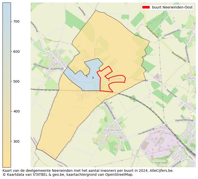 Aantal inwoners op de kaart van de buurt Neerwinden-Oost: Op deze pagina vind je veel informatie over inwoners (zoals de verdeling naar leeftijdsgroepen, gezinssamenstelling, geslacht, autochtoon of Belgisch met een immigratie achtergrond,...), woningen (aantallen, types, prijs ontwikkeling, gebruik, type eigendom,...) en méér (autobezit, energieverbruik,...)  op basis van open data van STATBEL en diverse andere bronnen!
