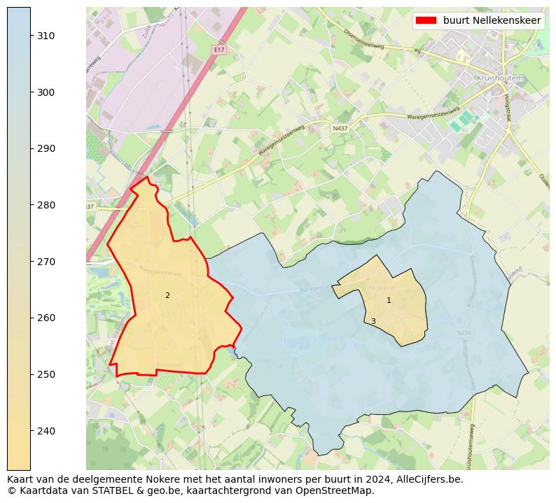 Aantal inwoners op de kaart van de buurt Nellekenskeer: Op deze pagina vind je veel informatie over inwoners (zoals de verdeling naar leeftijdsgroepen, gezinssamenstelling, geslacht, autochtoon of Belgisch met een immigratie achtergrond,...), woningen (aantallen, types, prijs ontwikkeling, gebruik, type eigendom,...) en méér (autobezit, energieverbruik,...)  op basis van open data van STATBEL en diverse andere bronnen!