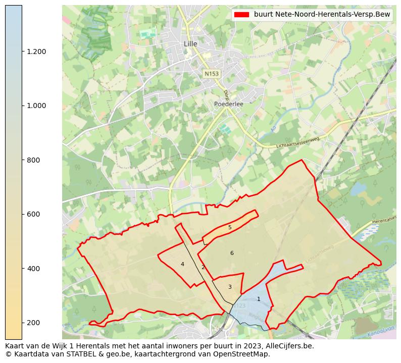 Aantal inwoners op de kaart van de buurt Nete-Noord-Herentals-Versp.Bew: Op deze pagina vind je veel informatie over inwoners (zoals de verdeling naar leeftijdsgroepen, gezinssamenstelling, geslacht, autochtoon of Belgisch met een immigratie achtergrond,...), woningen (aantallen, types, prijs ontwikkeling, gebruik, type eigendom,...) en méér (autobezit, energieverbruik,...)  op basis van open data van STATBEL en diverse andere bronnen!