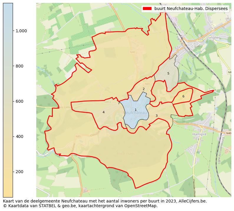 Aantal inwoners op de kaart van de buurt Neufchateau-Hab. Dispersees: Op deze pagina vind je veel informatie over inwoners (zoals de verdeling naar leeftijdsgroepen, gezinssamenstelling, geslacht, autochtoon of Belgisch met een immigratie achtergrond,...), woningen (aantallen, types, prijs ontwikkeling, gebruik, type eigendom,...) en méér (autobezit, energieverbruik,...)  op basis van open data van STATBEL en diverse andere bronnen!