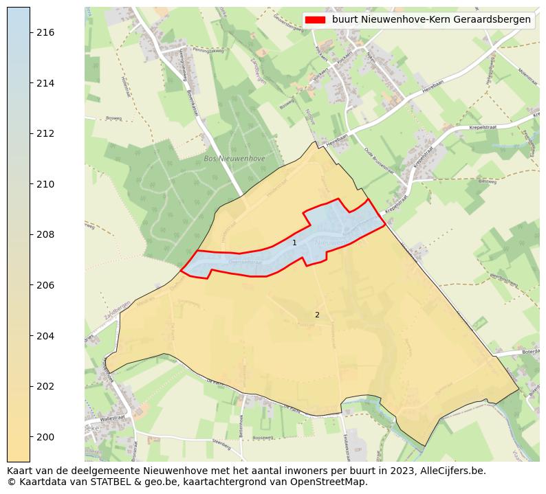 Aantal inwoners op de kaart van de buurt Nieuwenhove-Kern: Op deze pagina vind je veel informatie over inwoners (zoals de verdeling naar leeftijdsgroepen, gezinssamenstelling, geslacht, autochtoon of Belgisch met een immigratie achtergrond,...), woningen (aantallen, types, prijs ontwikkeling, gebruik, type eigendom,...) en méér (autobezit, energieverbruik,...)  op basis van open data van STATBEL en diverse andere bronnen!