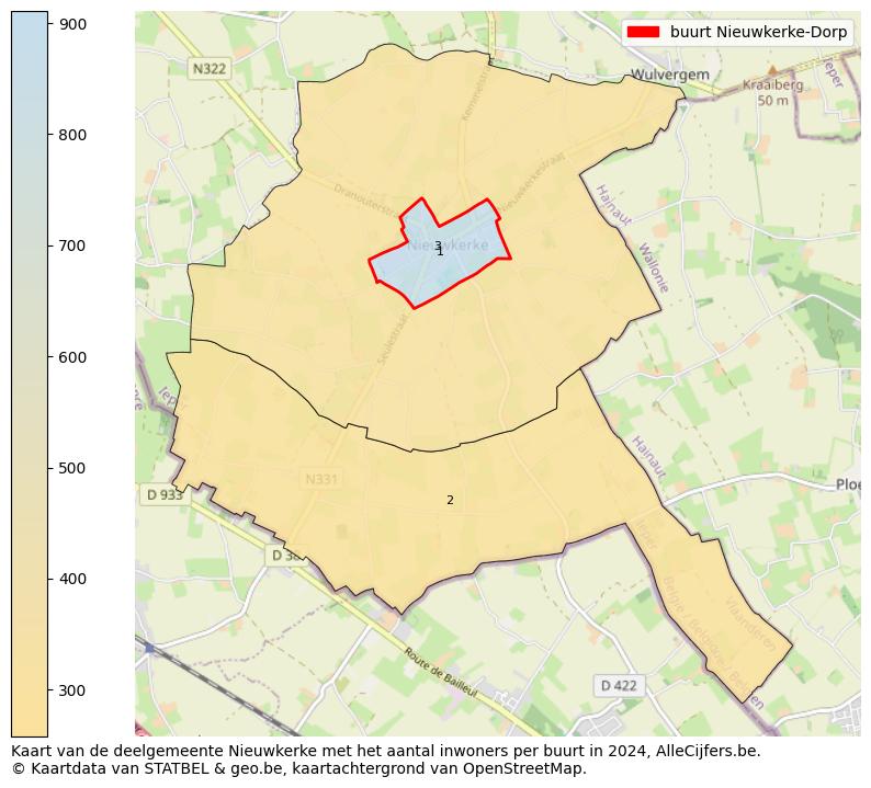 Aantal inwoners op de kaart van de buurt Nieuwkerke-Dorp: Op deze pagina vind je veel informatie over inwoners (zoals de verdeling naar leeftijdsgroepen, gezinssamenstelling, geslacht, autochtoon of Belgisch met een immigratie achtergrond,...), woningen (aantallen, types, prijs ontwikkeling, gebruik, type eigendom,...) en méér (autobezit, energieverbruik,...)  op basis van open data van STATBEL en diverse andere bronnen!