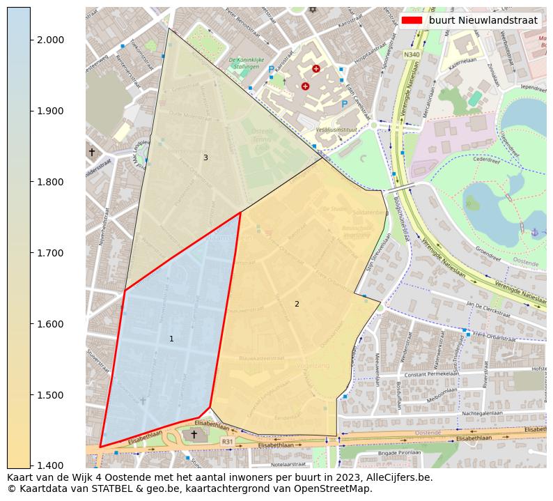 Aantal inwoners op de kaart van de buurt Nieuwlandstraat: Op deze pagina vind je veel informatie over inwoners (zoals de verdeling naar leeftijdsgroepen, gezinssamenstelling, geslacht, autochtoon of Belgisch met een immigratie achtergrond,...), woningen (aantallen, types, prijs ontwikkeling, gebruik, type eigendom,...) en méér (autobezit, energieverbruik,...)  op basis van open data van STATBEL en diverse andere bronnen!