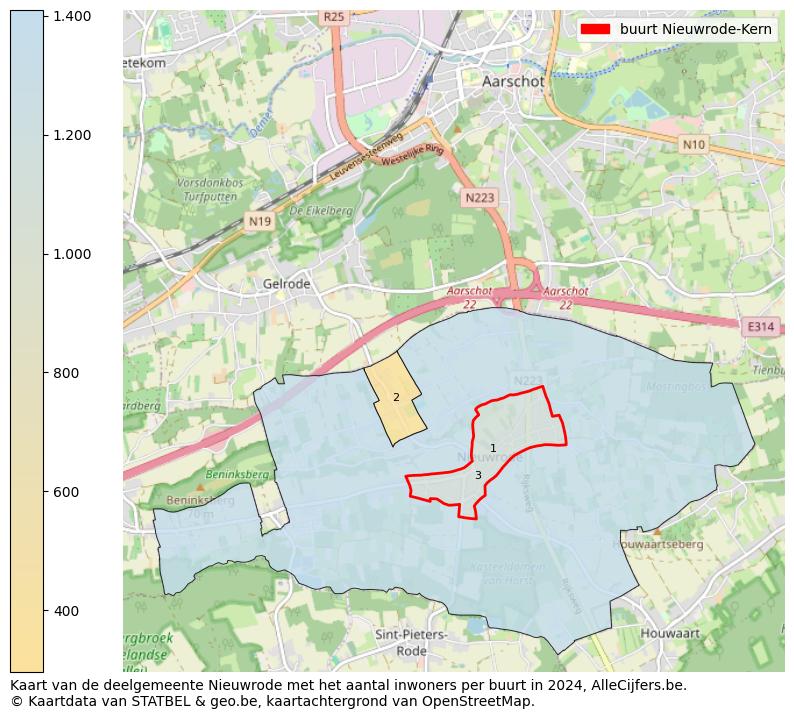 Aantal inwoners op de kaart van de buurt Nieuwrode-Kern: Op deze pagina vind je veel informatie over inwoners (zoals de verdeling naar leeftijdsgroepen, gezinssamenstelling, geslacht, autochtoon of Belgisch met een immigratie achtergrond,...), woningen (aantallen, types, prijs ontwikkeling, gebruik, type eigendom,...) en méér (autobezit, energieverbruik,...)  op basis van open data van STATBEL en diverse andere bronnen!