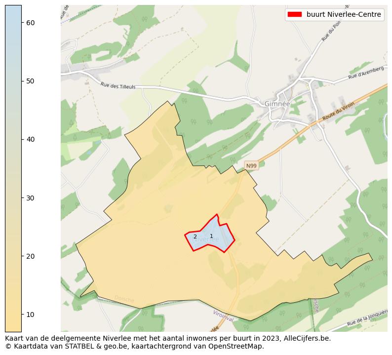 Aantal inwoners op de kaart van de buurt Niverlee-Centre: Op deze pagina vind je veel informatie over inwoners (zoals de verdeling naar leeftijdsgroepen, gezinssamenstelling, geslacht, autochtoon of Belgisch met een immigratie achtergrond,...), woningen (aantallen, types, prijs ontwikkeling, gebruik, type eigendom,...) en méér (autobezit, energieverbruik,...)  op basis van open data van STATBEL en diverse andere bronnen!