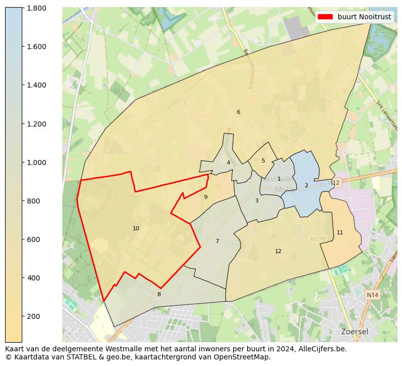 Aantal inwoners op de kaart van de buurt Nooitrust: Op deze pagina vind je veel informatie over inwoners (zoals de verdeling naar leeftijdsgroepen, gezinssamenstelling, geslacht, autochtoon of Belgisch met een immigratie achtergrond,...), woningen (aantallen, types, prijs ontwikkeling, gebruik, type eigendom,...) en méér (autobezit, energieverbruik,...)  op basis van open data van STATBEL en diverse andere bronnen!