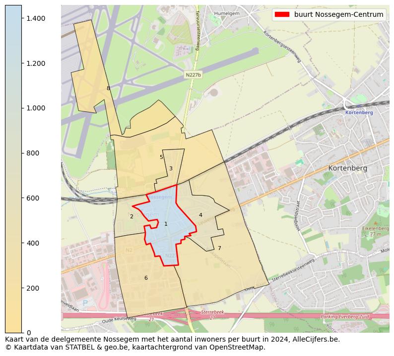 Aantal inwoners op de kaart van de buurt Nossegem-Centrum: Op deze pagina vind je veel informatie over inwoners (zoals de verdeling naar leeftijdsgroepen, gezinssamenstelling, geslacht, autochtoon of Belgisch met een immigratie achtergrond,...), woningen (aantallen, types, prijs ontwikkeling, gebruik, type eigendom,...) en méér (autobezit, energieverbruik,...)  op basis van open data van STATBEL en diverse andere bronnen!