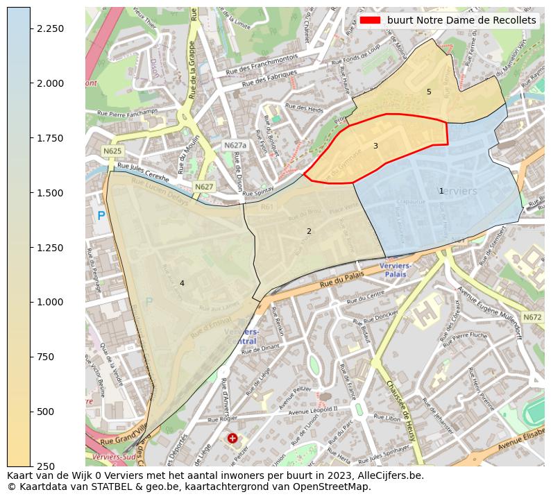 Aantal inwoners op de kaart van de buurt Notre Dame de Recollets: Op deze pagina vind je veel informatie over inwoners (zoals de verdeling naar leeftijdsgroepen, gezinssamenstelling, geslacht, autochtoon of Belgisch met een immigratie achtergrond,...), woningen (aantallen, types, prijs ontwikkeling, gebruik, type eigendom,...) en méér (autobezit, energieverbruik,...)  op basis van open data van STATBEL en diverse andere bronnen!