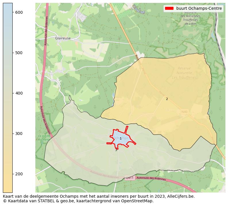 Aantal inwoners op de kaart van de buurt Ochamps-Centre: Op deze pagina vind je veel informatie over inwoners (zoals de verdeling naar leeftijdsgroepen, gezinssamenstelling, geslacht, autochtoon of Belgisch met een immigratie achtergrond,...), woningen (aantallen, types, prijs ontwikkeling, gebruik, type eigendom,...) en méér (autobezit, energieverbruik,...)  op basis van open data van STATBEL en diverse andere bronnen!