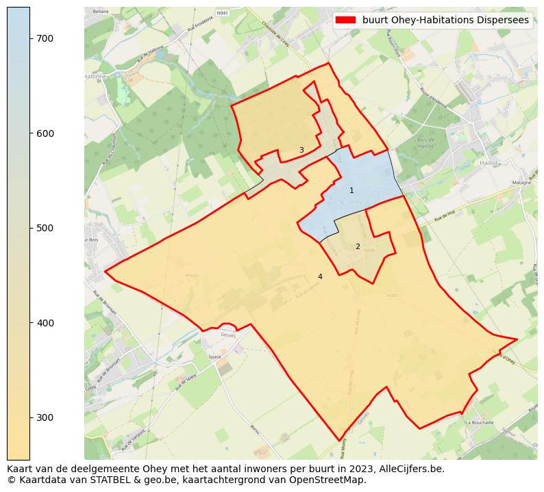 Aantal inwoners op de kaart van de buurt Ohey-Habitations Dispersees: Op deze pagina vind je veel informatie over inwoners (zoals de verdeling naar leeftijdsgroepen, gezinssamenstelling, geslacht, autochtoon of Belgisch met een immigratie achtergrond,...), woningen (aantallen, types, prijs ontwikkeling, gebruik, type eigendom,...) en méér (autobezit, energieverbruik,...)  op basis van open data van STATBEL en diverse andere bronnen!