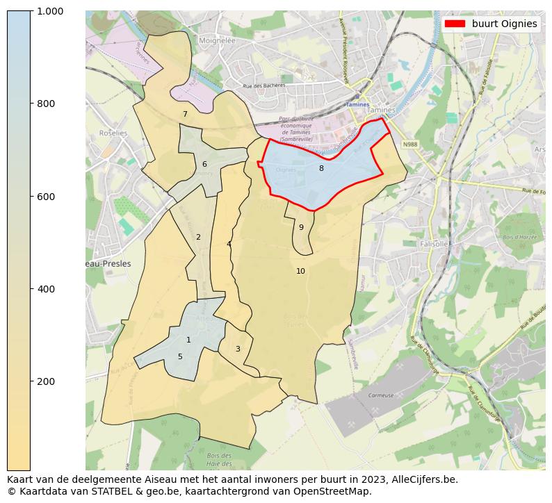 Aantal inwoners op de kaart van de buurt Oignies: Op deze pagina vind je veel informatie over inwoners (zoals de verdeling naar leeftijdsgroepen, gezinssamenstelling, geslacht, autochtoon of Belgisch met een immigratie achtergrond,...), woningen (aantallen, types, prijs ontwikkeling, gebruik, type eigendom,...) en méér (autobezit, energieverbruik,...)  op basis van open data van STATBEL en diverse andere bronnen!