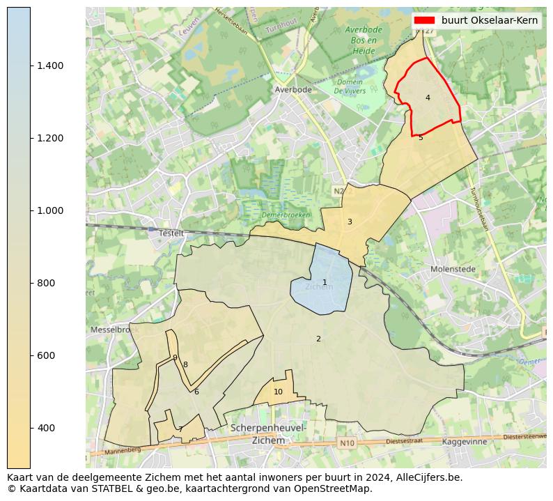 Aantal inwoners op de kaart van de buurt Okselaar-Kern: Op deze pagina vind je veel informatie over inwoners (zoals de verdeling naar leeftijdsgroepen, gezinssamenstelling, geslacht, autochtoon of Belgisch met een immigratie achtergrond,...), woningen (aantallen, types, prijs ontwikkeling, gebruik, type eigendom,...) en méér (autobezit, energieverbruik,...)  op basis van open data van STATBEL en diverse andere bronnen!