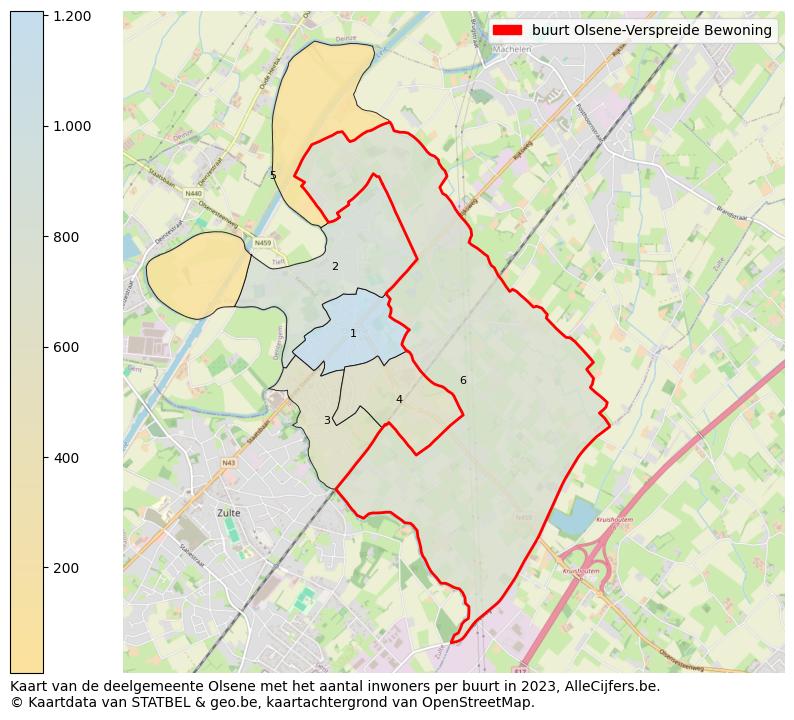 Aantal inwoners op de kaart van de buurt Olsene-Verspreide Bewoning: Op deze pagina vind je veel informatie over inwoners (zoals de verdeling naar leeftijdsgroepen, gezinssamenstelling, geslacht, autochtoon of Belgisch met een immigratie achtergrond,...), woningen (aantallen, types, prijs ontwikkeling, gebruik, type eigendom,...) en méér (autobezit, energieverbruik,...)  op basis van open data van STATBEL en diverse andere bronnen!