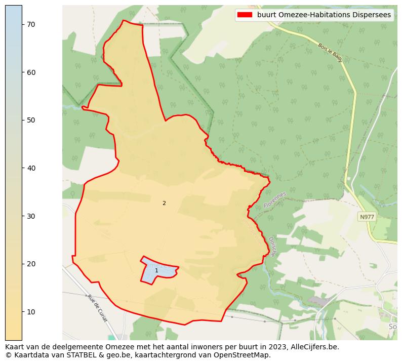 Aantal inwoners op de kaart van de buurt Omezee-Habitations Dispersees: Op deze pagina vind je veel informatie over inwoners (zoals de verdeling naar leeftijdsgroepen, gezinssamenstelling, geslacht, autochtoon of Belgisch met een immigratie achtergrond,...), woningen (aantallen, types, prijs ontwikkeling, gebruik, type eigendom,...) en méér (autobezit, energieverbruik,...)  op basis van open data van STATBEL en diverse andere bronnen!