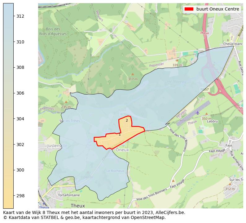 Aantal inwoners op de kaart van de buurt Oneux Centre: Op deze pagina vind je veel informatie over inwoners (zoals de verdeling naar leeftijdsgroepen, gezinssamenstelling, geslacht, autochtoon of Belgisch met een immigratie achtergrond,...), woningen (aantallen, types, prijs ontwikkeling, gebruik, type eigendom,...) en méér (autobezit, energieverbruik,...)  op basis van open data van STATBEL en diverse andere bronnen!