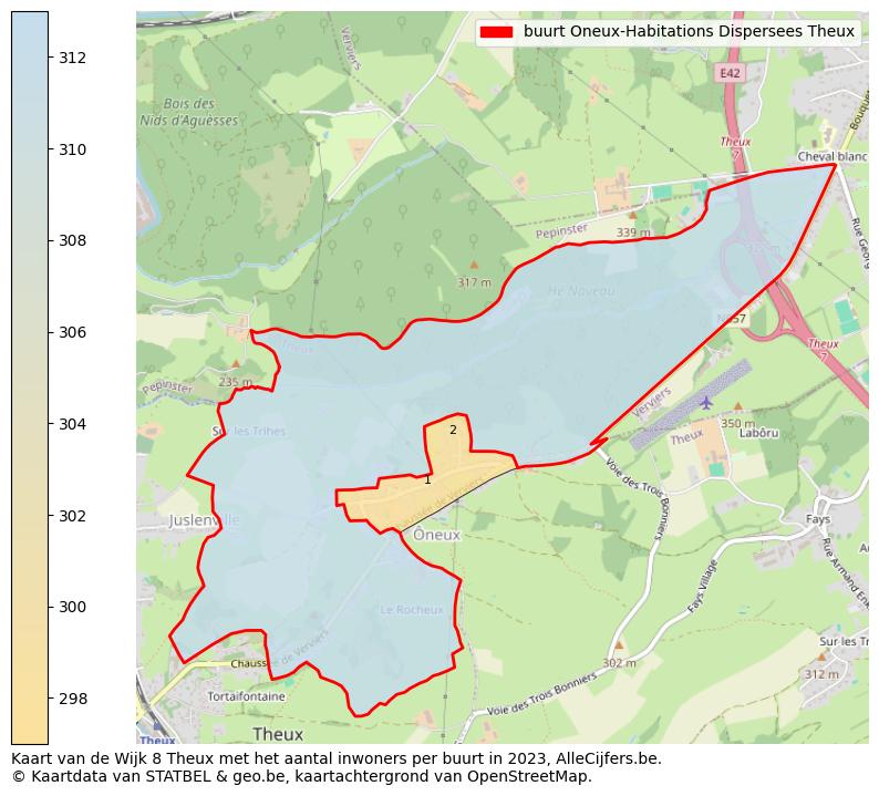 Aantal inwoners op de kaart van de buurt Oneux-Habitations Dispersees: Op deze pagina vind je veel informatie over inwoners (zoals de verdeling naar leeftijdsgroepen, gezinssamenstelling, geslacht, autochtoon of Belgisch met een immigratie achtergrond,...), woningen (aantallen, types, prijs ontwikkeling, gebruik, type eigendom,...) en méér (autobezit, energieverbruik,...)  op basis van open data van STATBEL en diverse andere bronnen!
