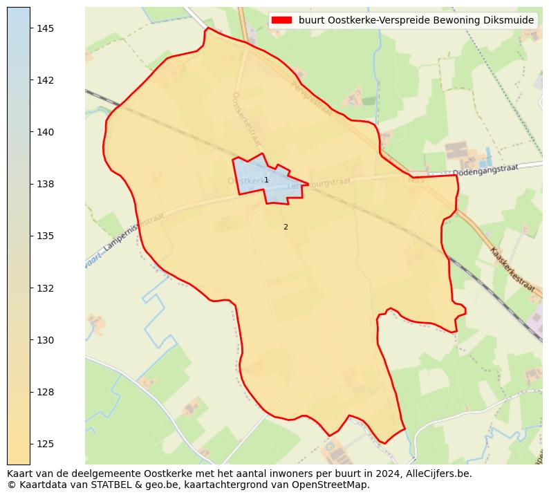 Aantal inwoners op de kaart van de buurt Oostkerke-Verspreide Bewoning: Op deze pagina vind je veel informatie over inwoners (zoals de verdeling naar leeftijdsgroepen, gezinssamenstelling, geslacht, autochtoon of Belgisch met een immigratie achtergrond,...), woningen (aantallen, types, prijs ontwikkeling, gebruik, type eigendom,...) en méér (autobezit, energieverbruik,...)  op basis van open data van STATBEL en diverse andere bronnen!