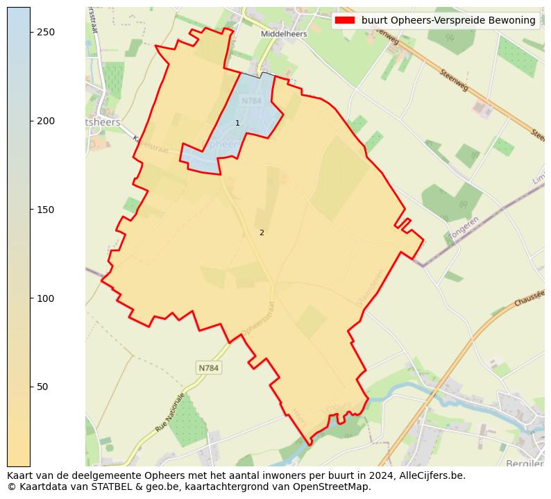 Aantal inwoners op de kaart van de buurt Opheers-Verspreide Bewoning: Op deze pagina vind je veel informatie over inwoners (zoals de verdeling naar leeftijdsgroepen, gezinssamenstelling, geslacht, autochtoon of Belgisch met een immigratie achtergrond,...), woningen (aantallen, types, prijs ontwikkeling, gebruik, type eigendom,...) en méér (autobezit, energieverbruik,...)  op basis van open data van STATBEL en diverse andere bronnen!