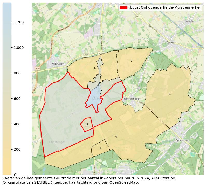 Aantal inwoners op de kaart van de buurt Ophovenderheide-Muisvennerhei: Op deze pagina vind je veel informatie over inwoners (zoals de verdeling naar leeftijdsgroepen, gezinssamenstelling, geslacht, autochtoon of Belgisch met een immigratie achtergrond,...), woningen (aantallen, types, prijs ontwikkeling, gebruik, type eigendom,...) en méér (autobezit, energieverbruik,...)  op basis van open data van STATBEL en diverse andere bronnen!