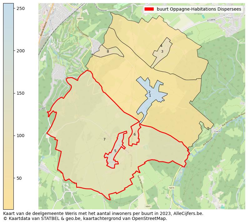Aantal inwoners op de kaart van de buurt Oppagne-Habitations Dispersees: Op deze pagina vind je veel informatie over inwoners (zoals de verdeling naar leeftijdsgroepen, gezinssamenstelling, geslacht, autochtoon of Belgisch met een immigratie achtergrond,...), woningen (aantallen, types, prijs ontwikkeling, gebruik, type eigendom,...) en méér (autobezit, energieverbruik,...)  op basis van open data van STATBEL en diverse andere bronnen!