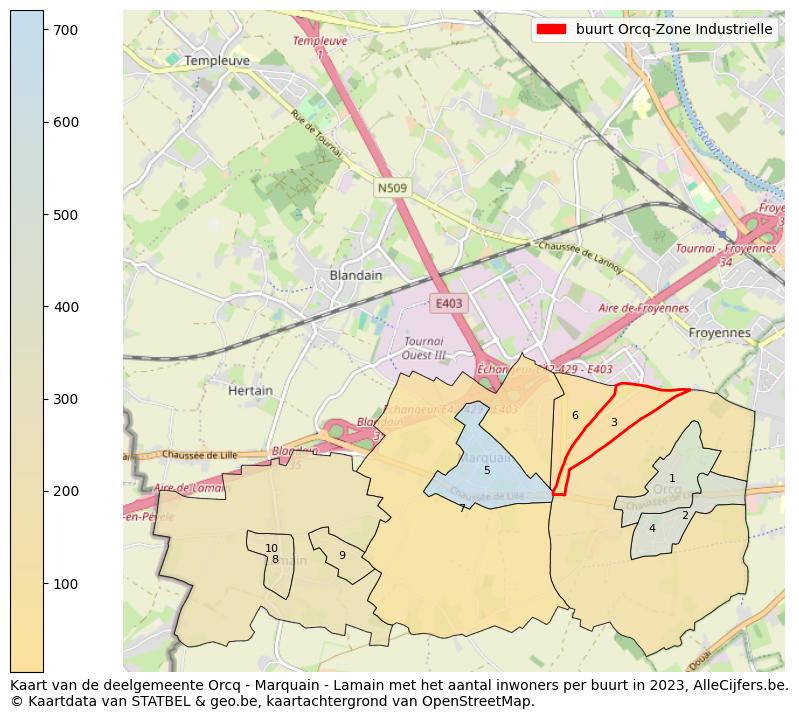 Aantal inwoners op de kaart van de buurt Orcq-Zone Industrielle: Op deze pagina vind je veel informatie over inwoners (zoals de verdeling naar leeftijdsgroepen, gezinssamenstelling, geslacht, autochtoon of Belgisch met een immigratie achtergrond,...), woningen (aantallen, types, prijs ontwikkeling, gebruik, type eigendom,...) en méér (autobezit, energieverbruik,...)  op basis van open data van STATBEL en diverse andere bronnen!