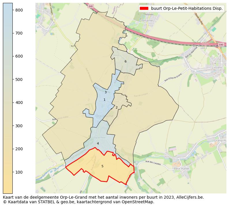 Aantal inwoners op de kaart van de buurt Orp-Le-Petit-Habitations Disp.: Op deze pagina vind je veel informatie over inwoners (zoals de verdeling naar leeftijdsgroepen, gezinssamenstelling, geslacht, autochtoon of Belgisch met een immigratie achtergrond,...), woningen (aantallen, types, prijs ontwikkeling, gebruik, type eigendom,...) en méér (autobezit, energieverbruik,...)  op basis van open data van STATBEL en diverse andere bronnen!