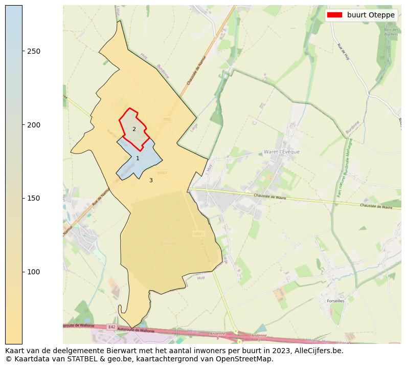 Aantal inwoners op de kaart van de buurt Oteppe: Op deze pagina vind je veel informatie over inwoners (zoals de verdeling naar leeftijdsgroepen, gezinssamenstelling, geslacht, autochtoon of Belgisch met een immigratie achtergrond,...), woningen (aantallen, types, prijs ontwikkeling, gebruik, type eigendom,...) en méér (autobezit, energieverbruik,...)  op basis van open data van STATBEL en diverse andere bronnen!