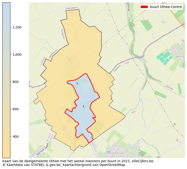 Aantal inwoners op de kaart van de buurt Othee-Centre: Op deze pagina vind je veel informatie over inwoners (zoals de verdeling naar leeftijdsgroepen, gezinssamenstelling, geslacht, autochtoon of Belgisch met een immigratie achtergrond,...), woningen (aantallen, types, prijs ontwikkeling, gebruik, type eigendom,...) en méér (autobezit, energieverbruik,...)  op basis van open data van STATBEL en diverse andere bronnen!