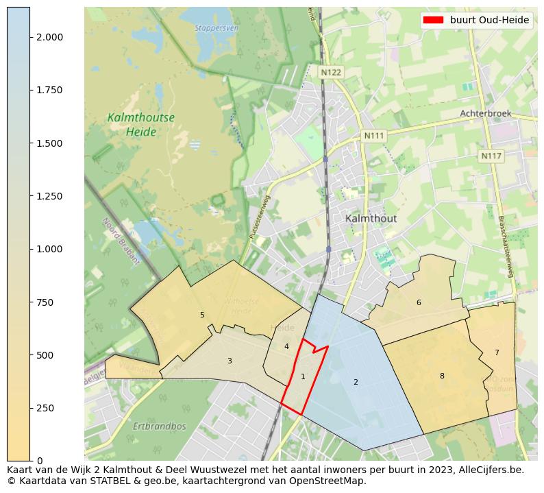 Aantal inwoners op de kaart van de buurt Oud-Heide: Op deze pagina vind je veel informatie over inwoners (zoals de verdeling naar leeftijdsgroepen, gezinssamenstelling, geslacht, autochtoon of Belgisch met een immigratie achtergrond,...), woningen (aantallen, types, prijs ontwikkeling, gebruik, type eigendom,...) en méér (autobezit, energieverbruik,...)  op basis van open data van STATBEL en diverse andere bronnen!